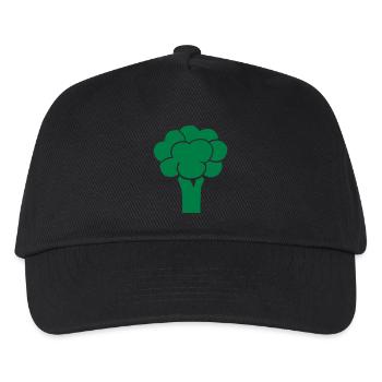 Brocoli - Casquette de baseball Enfant - noir - Devant