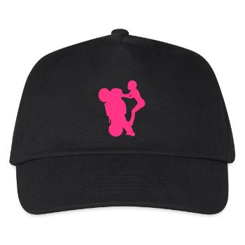 Smash stunts woman motorbike 333 - Kids’ Baseball Cap - black - Front