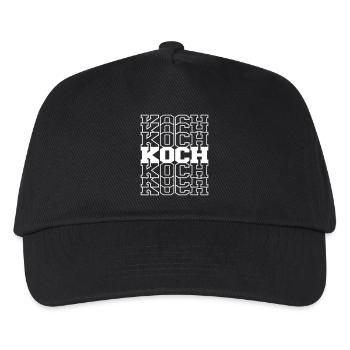 Koch - Kinder Basecap - Schwarz - Vorne