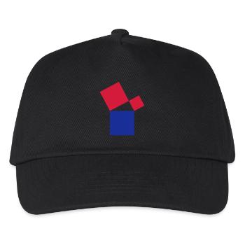 mathe - Kinder Basecap - Schwarz - Vorne