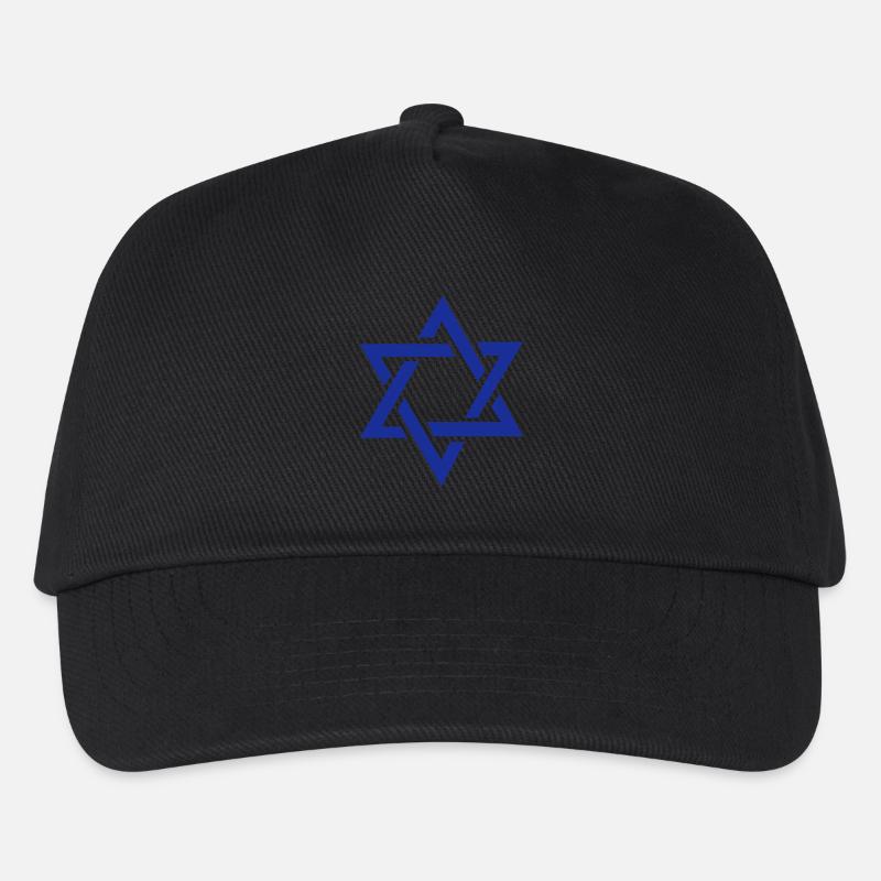 Star of David - Kinder Basecap - Schwarz