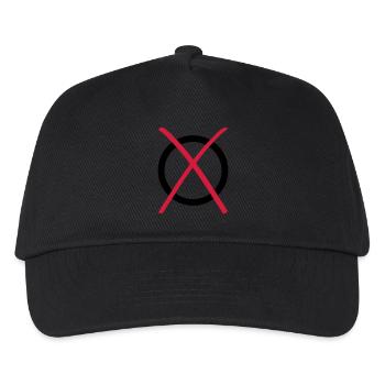 élection choix oui no - Casquette de baseball Enfant - noir - Devant