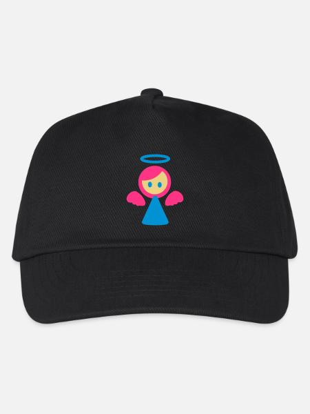 kleiner Engel 3 - Kinder Basecap - Schwarz