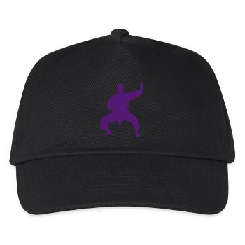 Kampfsport male de - Kinder Basecap - Schwarz - Vorne