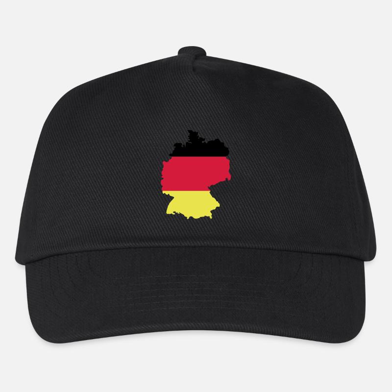 Deutschland - Kinder Basecap - Schwarz