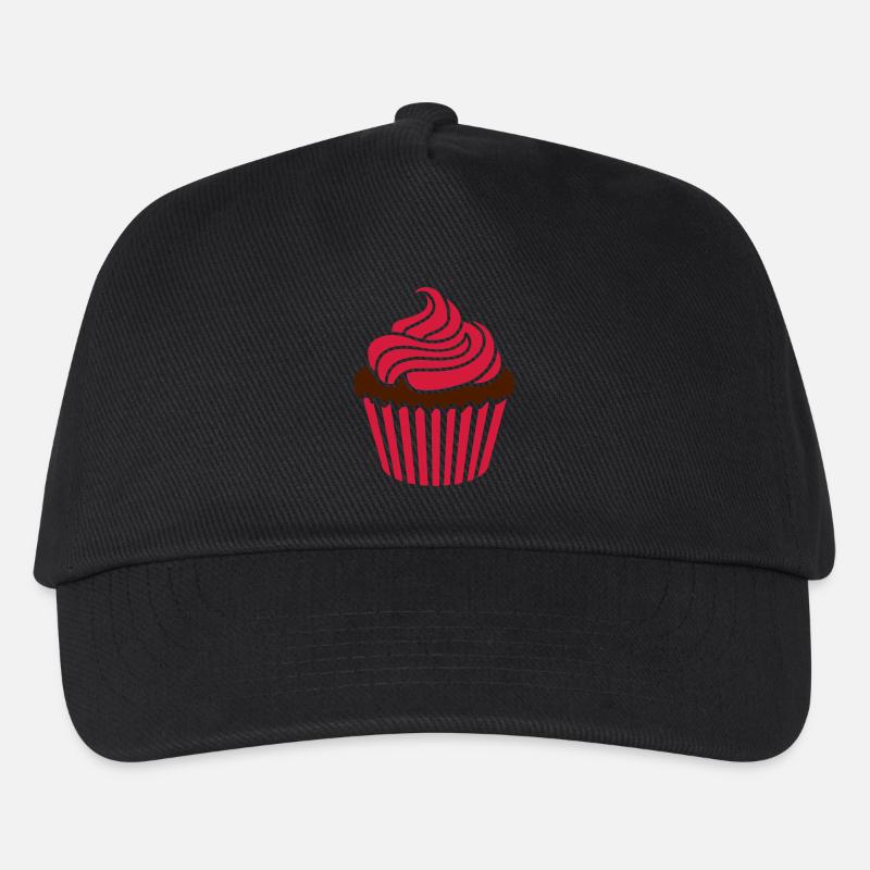 Cupcake - Kinder Basecap - Schwarz