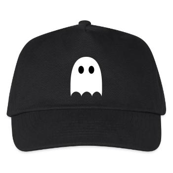 Gespenst - Kinder Basecap - Schwarz - Vorne