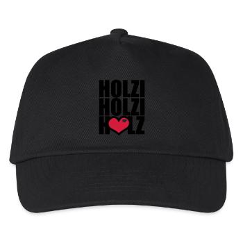 Ich und mein Holz - Kinder Basecap - Schwarz - Vorne