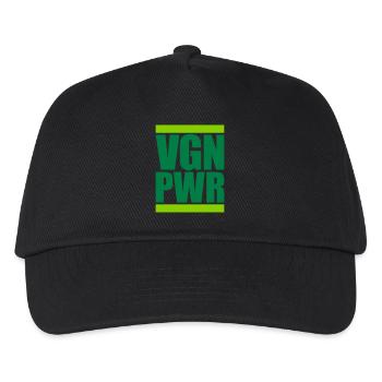 VGN PWR Logo - Kids’ Baseball Cap - black - Front