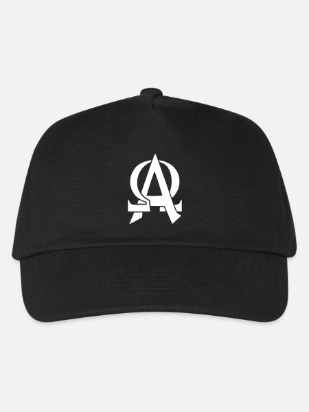 ALPHA & OMEGA - Kinder Basecap - Schwarz