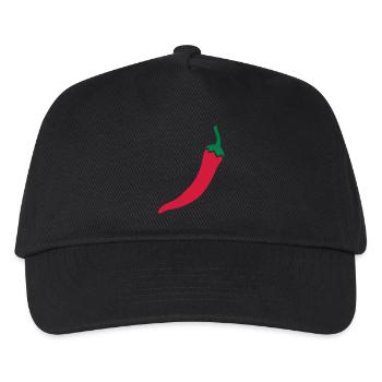 Épices piment - Casquette de baseball Enfant - noir - Devant