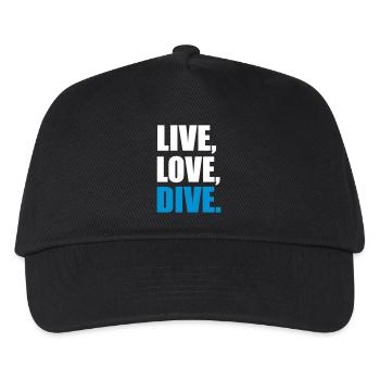 dive - Kids’ Baseball Cap - black - Front