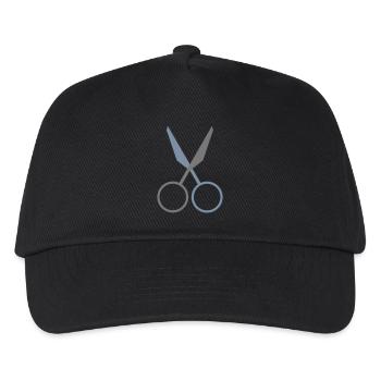 Ciseaux - Casquette de baseball Enfant - noir - Devant