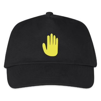main HAND - Casquette de baseball Enfant - noir - Devant