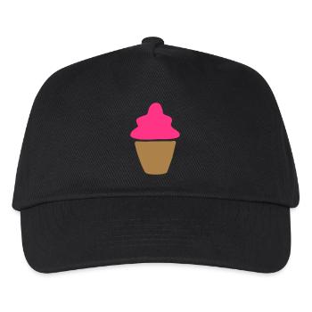 Cupcake Baking Gift - Kids’ Baseball Cap - black - Front