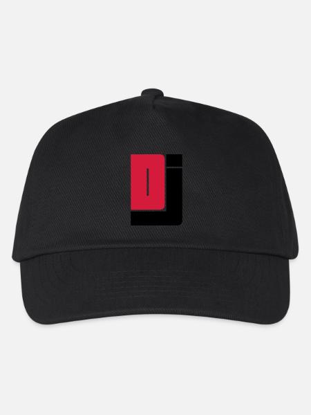 DJ - Kinder Basecap - Schwarz
