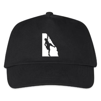 Hobby Rock Climbing Silhouette - Kids’ Baseball Cap - black - Front