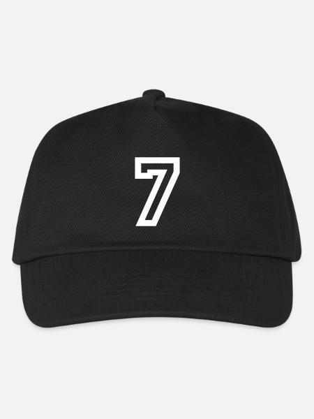 7th - Kinder Basecap - Schwarz