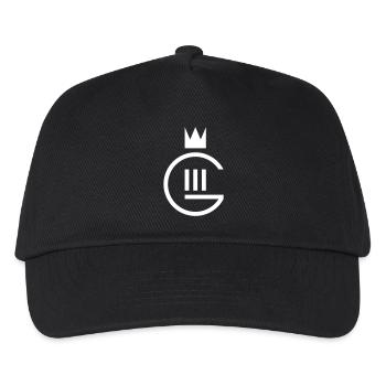 Monogramm Gustaf III. - Kinder Basecap - Schwarz - Vorne