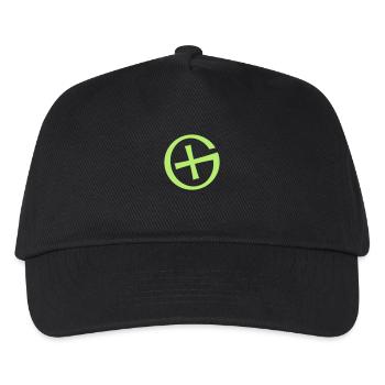 Geocaching Logo - Kinder Basecap - Schwarz - Vorne