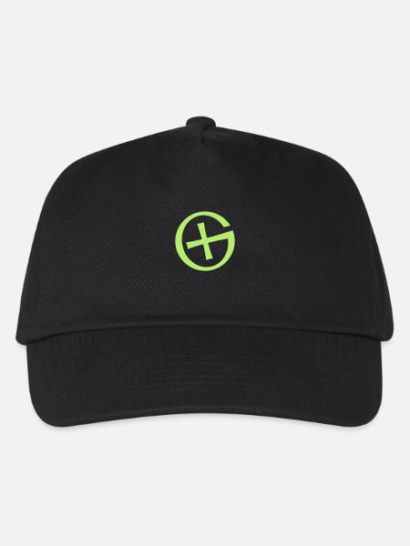 Geocaching Logo - Kinder Basecap - Schwarz