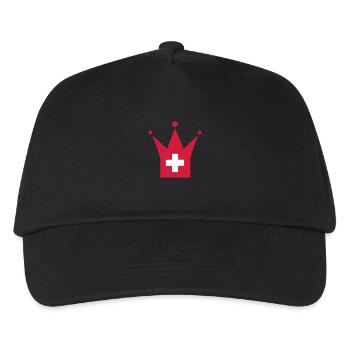 Switzerland - Kids’ Baseball Cap - black - Front