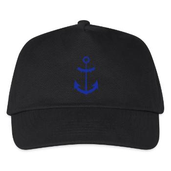 ancre marine de bateau anchor - Casquette de baseball Enfant - noir - Devant
