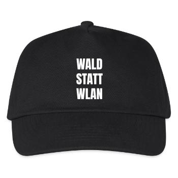 Forest is nature and serves as a place for recreation - Kids’ Baseball Cap - black - Front