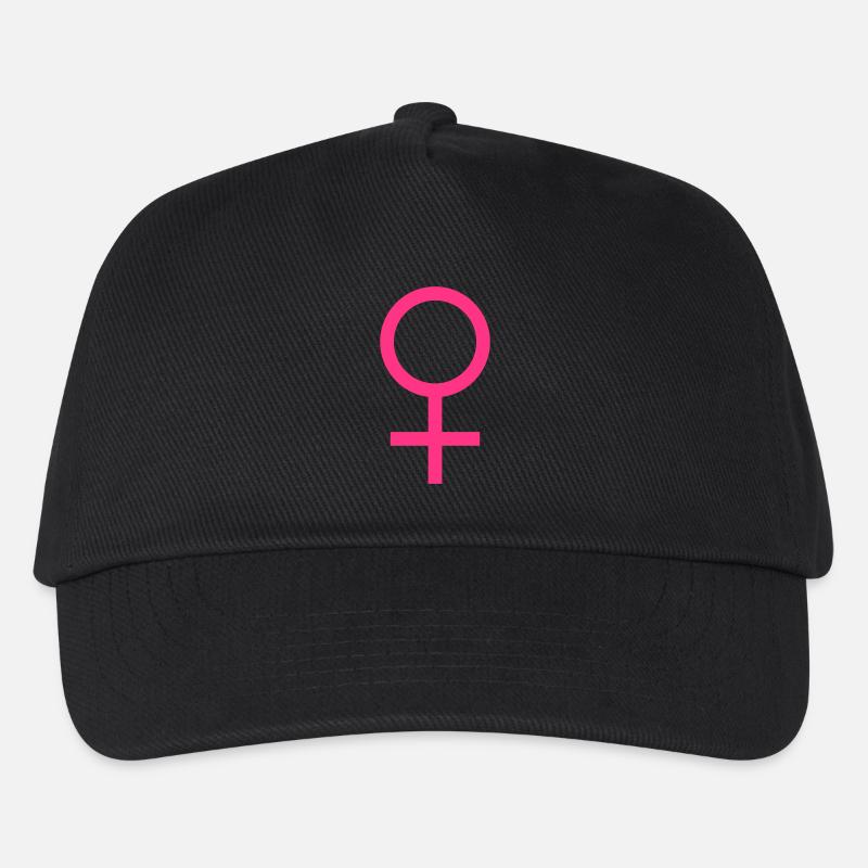 symbole_femme - Kinder Basecap - Schwarz