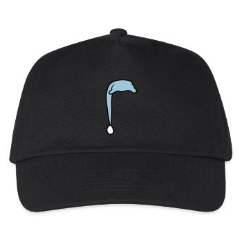 Sleeping cap with bobblehead - Kids’ Baseball Cap - black - Front