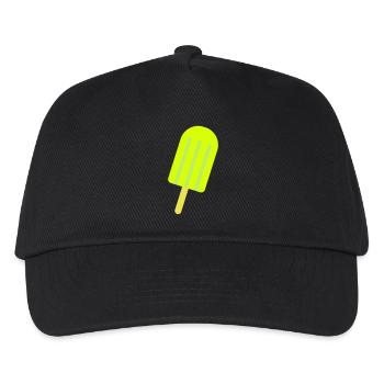 Crème glacée Crème glacée - Casquette de baseball Enfant - noir - Devant