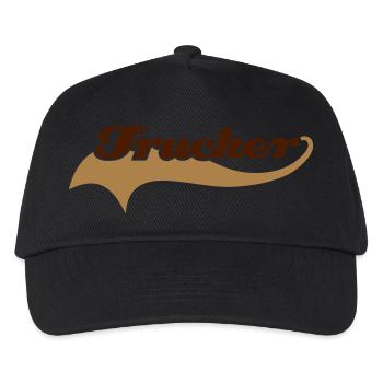 trucker_schweif - Kinder Basecap - Schwarz - Vorne