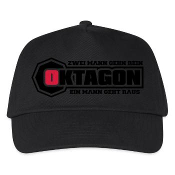 oktagon_2c - Kinder Basecap - Schwarz - Vorne