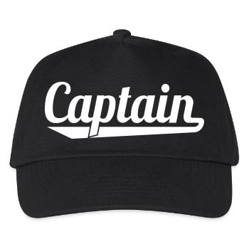 captain - Kids’ Baseball Cap - black - Front