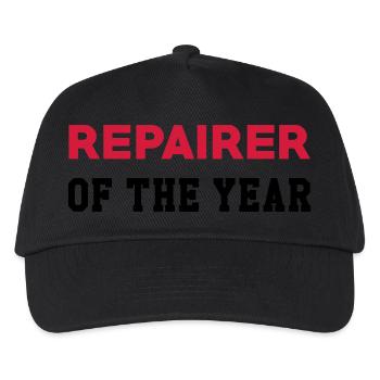 Repairer Repair Reparatur Réparateur Réparation - Kids’ Baseball Cap - black - Front