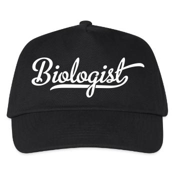Biologe - Kinder Basecap - Schwarz - Vorne