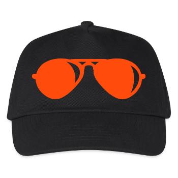 sonnenbrille - Kinder Basecap - Schwarz - Vorne