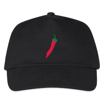 Chili au piment - Casquette de baseball Enfant - noir - Devant