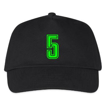 5 - Kids’ Baseball Cap - black - Front