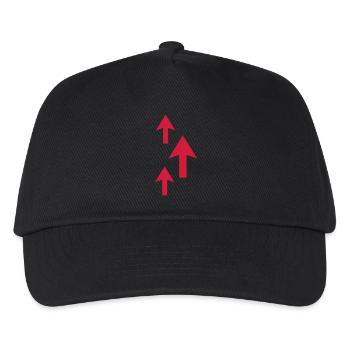 pfeile - Kinder Basecap - Schwarz - Vorne