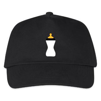 Baby bottles - Kids’ Baseball Cap - black - Front