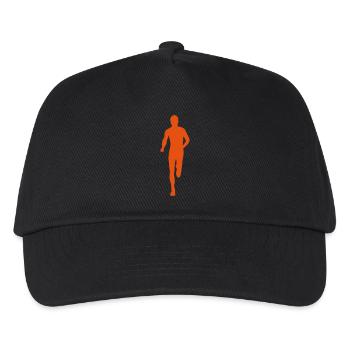 laufen - Kinder Basecap - Schwarz - Vorne