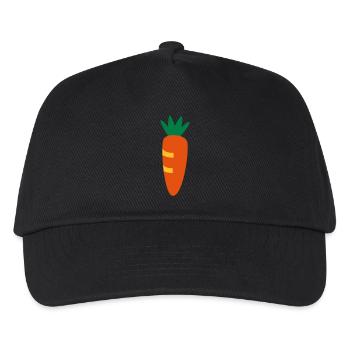 Carrot - Kids’ Baseball Cap - black - Front