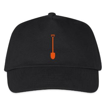 garden shovel 104 - Kids’ Baseball Cap - black - Front