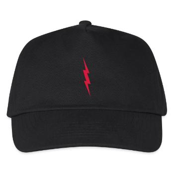 eclair foudre icon symbol 2405 - Casquette de baseball Enfant - noir - Devant