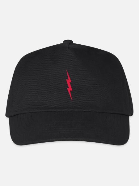 eclair foudre icon symbol 2405 - Casquette de baseball Enfant - noir