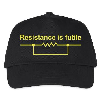 résistance - Casquette de baseball Enfant - noir - Devant