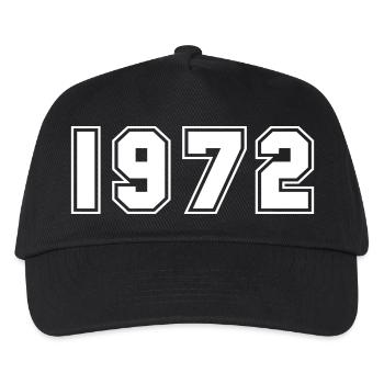 1972 - Kinder Basecap - Schwarz - Vorne