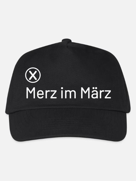 Friedrich Merz im März - Kinder Basecap - Schwarz