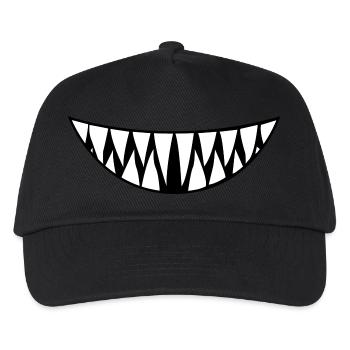 Toothy Smile - Kids’ Baseball Cap - black - Front